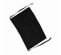 Grembiule corto con tasche, comodo e facile da pulire, ideale per il personale di bar, server, 35% cotone + 65% poliestere, 7 colori (BLACK)
