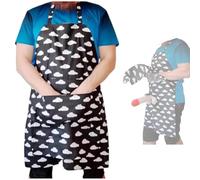 Grembiule Creativo per Scherzi, Grembiule Divertente con Sorpresa Nascosta In Tasca! Grembiuli da Cucina Originali con Motivo a Pene Sotto Il Pene, Divertenti Grembiuli Pancia per Adulti(STYLE A)