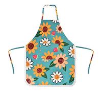 Grembiule Cucina Donna Grembiule da Cucina Bambina con Tasche Grembiule Barbecue Grembiule Cuoco Grembiule Chef Grembiule Barman Impermeabile per Cottura Ristorante Barbecue Cameriera Server Giardino