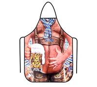 Grembiule Cucina Uomo Divertente - Pancia Wacky, Sexy, per Barbecue e Festa di Cottura alla Griglia - Regalo BBQ