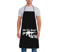 Grembiule Cucina We The People Ar15 Will Protect The 2Nd Amendment Regolabile Grembiule Da Cucina Unisex Grembiuli Da Cuoco Per Donna Pizza Papa 52X72Cm