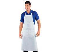 Grembiule Cuoco con Pettorina Big Bianco - Taglie Forti - Isacco | Divisa Chef