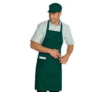 Grembiule Cuoco con Pettorina in Misto Cotone - Colori Vari - Isacco | Cucina