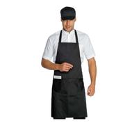 Grembiule Cuoco con Pettorina in Misto Cotone - Colori Vari - Isacco | Cucina