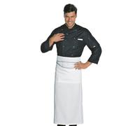 Grembiule Cuoco Excellent Bianco Isacco Senza Catene | Divisa Chef Poliestere