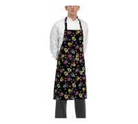 Grembiule Cuoco Unisex Pettorina Bip Apron Mexico Nero - EGOCHEF - Ristorante