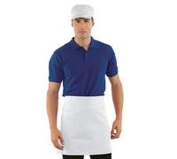 Grembiule Cuoco Vita Bianco Con Tasca 70x46 cm Isacco divisa chef cucina
