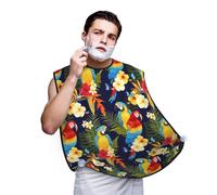Grembiule da barba, da uomo, colorato, per raccogliere i capelli, per lavello, mantello antiaderente per rasatura e toelettatura, accessori da uomo con 2 ventose