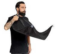 Grembiule da Barba • Impermeabile Telo per Barba • Cattura Barba e Capelli • Antiaderente • Barba Grembiule • Grembiule con 2 Ventose per Specchio Lasciate Che il Vostro Bagno Pulire