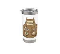 Grembiule da birraio divertente per Halloween Bicchiere termico in acciaio inox doppia parete