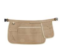 Grembiule da cameriera con 9 tasche in tela, mezzo grembiule for utensili, cintura regolabile, lavoro, for la pulizia dell'hotel Per Elettricisti Falegnami(Khaki)