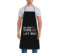 Grembiule Da Chef Do You Even Lift Bro Funny Forklift Operator Forklift Certified Impermeabile Grembiule Cucina Divertenti Lavoro Grembiuli Per Dolci Caffè Cottura 52X72Cm