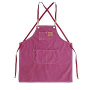 Grembiule da cucina 2 pezzi, tela unisex semplice e solida Per Giardino