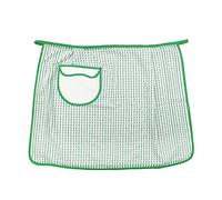 Grembiule da cucina a vita PAOLA cm.52x70 in spugna nido ape con tasca - Made in Italy (VERDE)