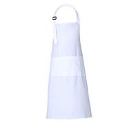 Grembiule da cucina bianco per uomo - 69 x 89 cm - grembiule masterchef per ristorante e bar, grembiule in cotone bianco per donna di migliore qualità