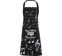 GREMBIULE DA CUCINA CON NOTE MUSICALI