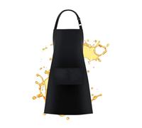 Grembiule da cucina da donna - Grembiule da cucina con pettorina regolabile con 2 tasche frontali, morbido misto cotone da lavoro da chef | Indumento multiuso per barbecue, grigliate, pittura, giardin