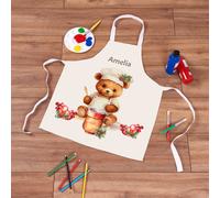 Grembiule Da Cucina Di Natale Per Bambini, Chef Orsetto, Pinafore Impermeabile