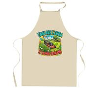 Grembiule da Cucina Divertente con Scritta Tagliare l'Erba È la Mia Terapia | Grembiule in Cotone 90 × 60 cm, Collo Regolabile | Cucina Pasticceria Barbecue | Regalo per Lui e per Lei, Festa del Papà