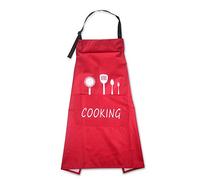 Grembiule da Cucina Impermeabile con 2 Tasche, Grembiule da Ristorante BBQ Bar Chef Cucina, Regolabile Grembiuli con Tasche Chef di Cucina, Gembiule Cucina Uomo Donna Nero