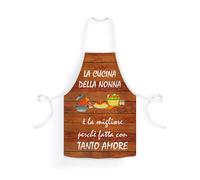 Grembiule Da Cucina - LA CUCINA DELLA NONNA - Humor - Idea Regalo