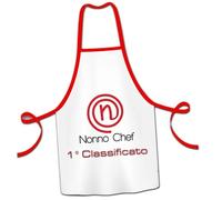 Grembiule da Cucina Nonno Chef Personalizzato Idea Regalo Festa dei Nonni Nonno Mamma Natale Pasqua Compleanno Cucina Anniversario Alta Qualità Cene Pranzi In Famiglia master cuoco Primo classificato