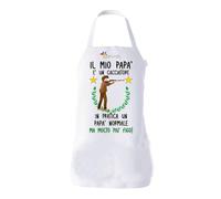 Grembiule da cucina Papà Cacciatore divertenti In pratica un Papà normale ma molto più figo Idea Regalo taglia Unica
