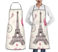 Grembiule Da Cucina Paris Eiffel Tower Bycicle Grembiuli Da Cucina Chef Grembiuli Uomo E Donna Grembiule Per Fornelli Ristorante Giardinaggio
