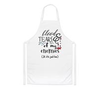 Grembiule Da Cucina Per Chef Blood And Tears Of My Enemies - Battuta Divertente