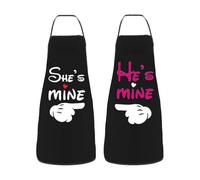 Grembiule da cucina protettivo E2pack/lot per coppie, facile da pulire. Regalo fantastico.