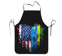 Grembiule Da Cucina Rwanda America Hearts Ruanda Flag Grembiuli Da Cucina Chef Grembiule Uomo E Donna Grembiuli Per Giardinaggio Caffetteria Ristorante