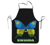 Grembiule Da Cucina Rwanda Ruanda Flag Grembiule Impermeabile Grembiuli Da Cucina Chef Aprons Per Ristorante Caffetteria Fornelli