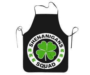 Grembiule Da Cucina Shenanigans Squad St. Patrick'S Day Grembiuli Da Cucina Impermeabile Grembiuli Chef Grembiule Per Fornelli Ristorante Caffetteria