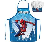 ♥ Grembiule Da Cucina Spider-Man Per Bambini Set 2 Pezzi S-38376☆