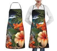 Grembiule Da Cucina Tropical Flowers Grembiuli Antimacchia Grembiule Uomo E Donna Grembiuli Da Cucina Per Fornelli Ristorante Caffetteria