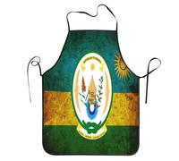 Grembiule Da Cucina Vintage Rwanda Flag Ruanda Emblem Grembiuli Da Cucina Impermeabile Grembiule Chef Grembiuli Per Ristorante Caffetteria Fornelli