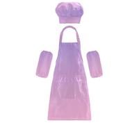 Grembiule da cuoco adorabile con tasche per bambini, motivo: lavanda e sogni, 3-12 anni, Sogni di lavanda, S