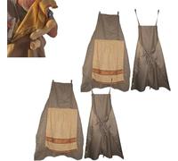 Grembiule da cuoco per scherzi, grembiule creativo da uomo, regalo definitivo, sorpresa nascosta in tasca, regalo divertente (2 pezzi)