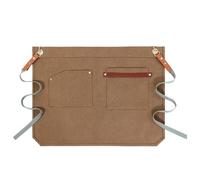 Grembiule da donna - Accessorio da lavoro da , grembiule corto con tasche multiple, grembiuli multiuso con struttura robusta, abbigliamento da lavoro, grembiuli per casa, cucina, caffetteria