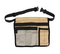 Grembiule da giardinaggio con cintura multitasche, regolabile, in tessuto Oxford resistente, per lavori di giardinaggio, per la cura del prato, la manutenzione della casa (Khaki e Gray)