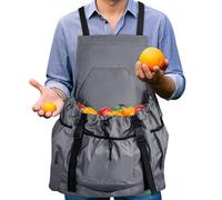 Grembiule da Giardinaggio per la Raccolta,Grembiule Per Giardinaggio Per Uomo E Donna - Per Attrezzi Da Lavoro Cucina Chef Frutteto Grill Festa Della Mamma