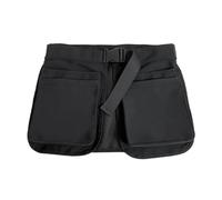 Grembiule da giardiniere con cintura regolabile, tasche for attrezzi e semi, grembiule multiple, portautensili Per Falegnami(Black)