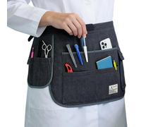 Grembiule da giardino - Nuovo grembiule da borsa portaoggetti per attrezzi in denim - materiale denim | cintura regolabile da 51 pollici 285 g, di tasca a mezza lunghezza multiuso per il