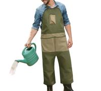 Grembiule da giardino per donne e donne, con tasche multiple impermeabile | Grembiule da raccolta abbigliamento da giardinaggio | Giardinaggio e manutenzione per uomini donne e genitori, Cachi