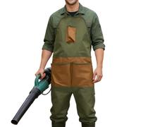 Grembiule da giardino - Robusto e impermeabile - Grembiule da donna per lavori di giardinaggio con strumenti,Giardinaggio e manutenzione per la potatura per uomini donne e genitori, Marrone, verwijzen