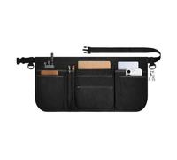 Grembiule da lavoro con 7 tasche, in tela, resistente, con cintura, borsa per telefono, borsa multifunzione per giardino, chiavi, attrezzi, monete