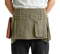 Grembiule da lavoro con cintura multiuso con tasche multiple | Grembiule da giardinaggio per officina, casa, barbiere, giardino, cortile, edilizia, lavorazione del legno