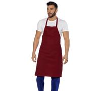 Grembiule da Lavoro Lungo Donna Uomo Cucina con Tasca Pettorina Bar Cuoco Camice