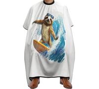 Grembiule Da Parrucchiere Cute Sloth Surfs Up Mantelle Per Parrucchiere Professionale Mantello Da Parrucchiere Antistatico Mantello Da Barbiere Per Hair Styling Parrucchieri 140x168cm