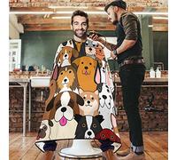 Grembiule Da Parrucchiere Doodle Dog Colorful Print Mantello Da Parrucchiere Regolabile Mantelle Per Parrucchiere Antistatico Mantello Da Barbiere Per Parrucchieri Hair Styling 140x168cm